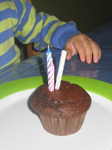 Adit's third birthday. March 26, 2007.